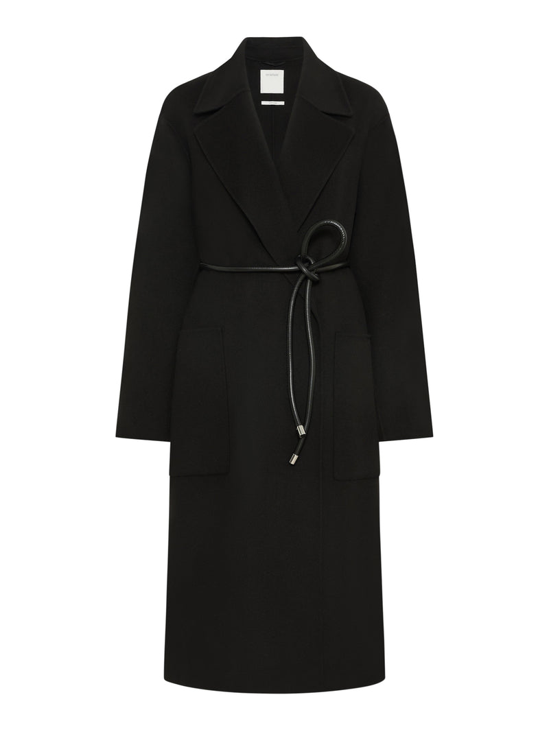 CAPPOTTO OVERSIZE IN DOUBLE DI LANA