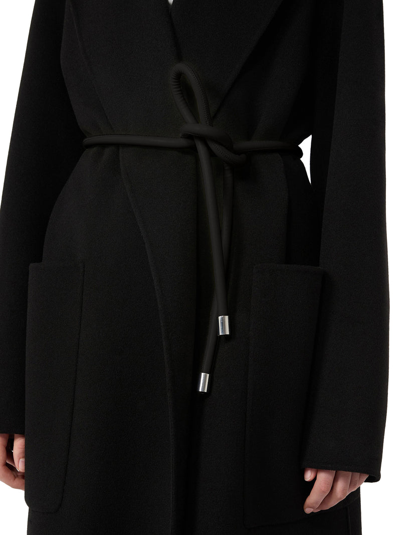 CAPPOTTO OVERSIZE IN DOUBLE DI LANA