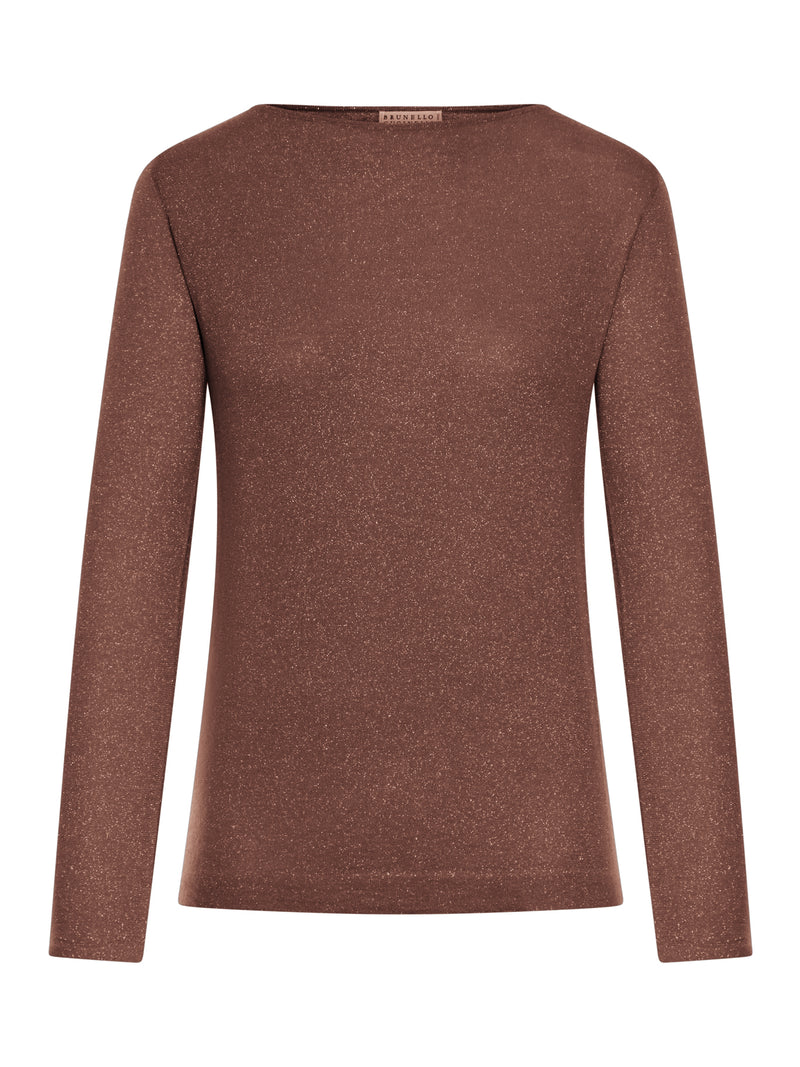 MAGLIA LEGGERA IN CASHMERE E SETA SPARKLING
