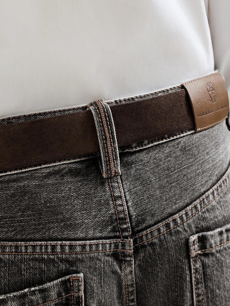 PANTALONI AUTHENTIC DENIM CONTEMPORARY LOOSE CON MOTIVO MONILI