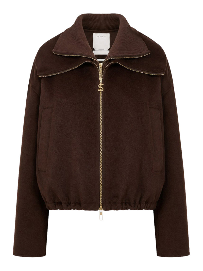 BOMBER IN PURA LANA CON DAVANTINO RIMOVIBILE