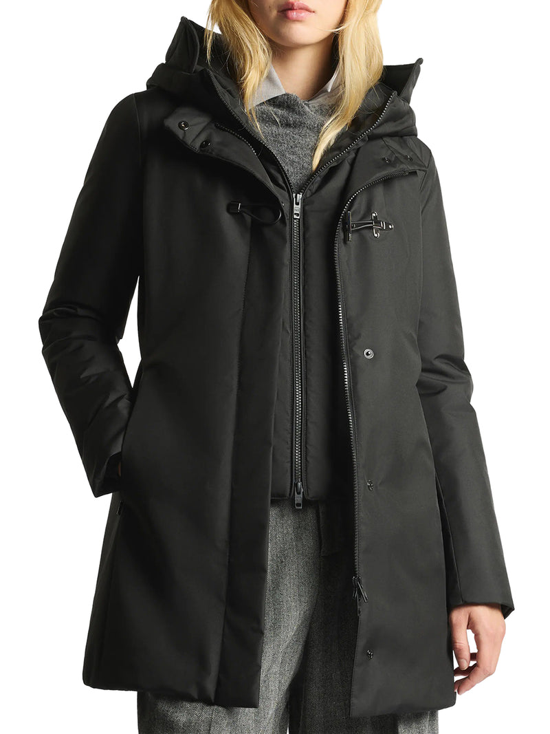 TOGGLE COAT IN GABARDINE TECNICO