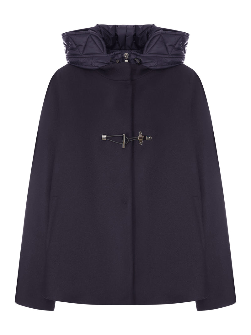 CAPPA TOGGLE COAT IN PANNO GARZATO DI LANA E CASHMERE