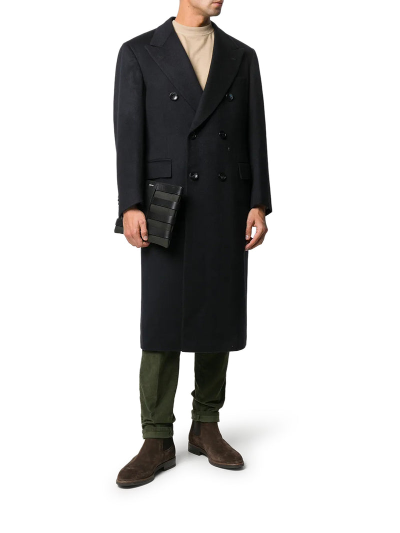 CAPPOTTO DOPPIOPETTO LUNGO IN CASHMERE