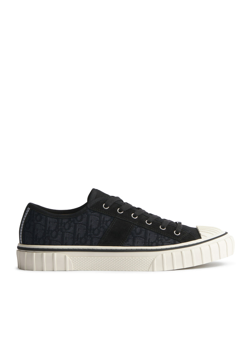SNEAKER BASSE HOOPER IN JACQUARD OBLIQUE