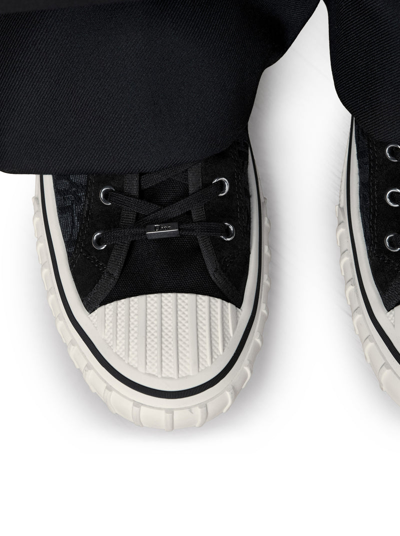 SNEAKER BASSE HOOPER IN JACQUARD OBLIQUE