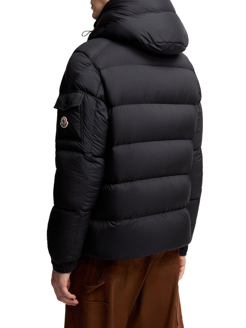 PIUMINO CORTO MONCLER MAYA 70 CON CAPPUCCIO