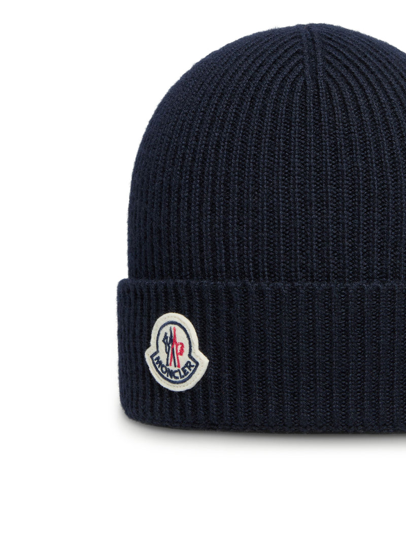 BERRETTO IN LANA CON LOGO MONCLER