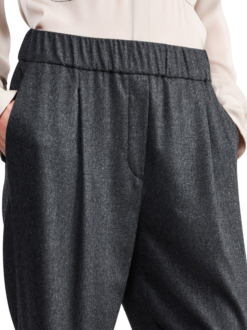 PANTALONI IN LANA E CASHMERE