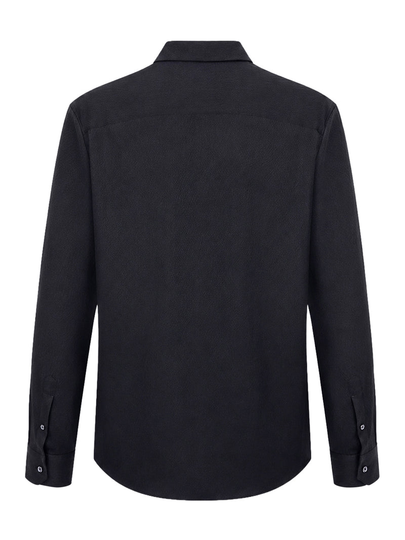 CAMICIA GIORGIO`S IN RASO DI SETA MARTELLATO