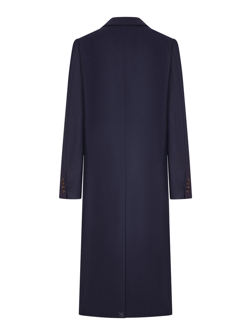 CAPPOTTO LUNGO DOPPIOPETTO BLU NAVY