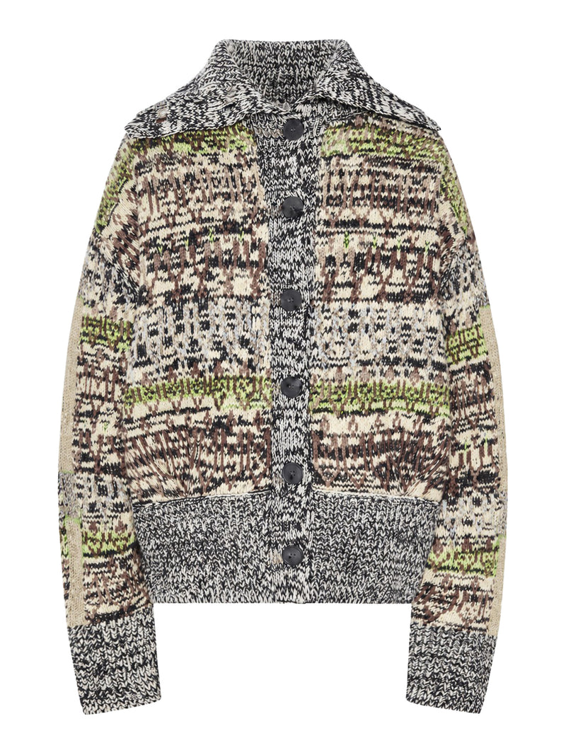 CARDIGAN JACQUARD MULTICOLOR
