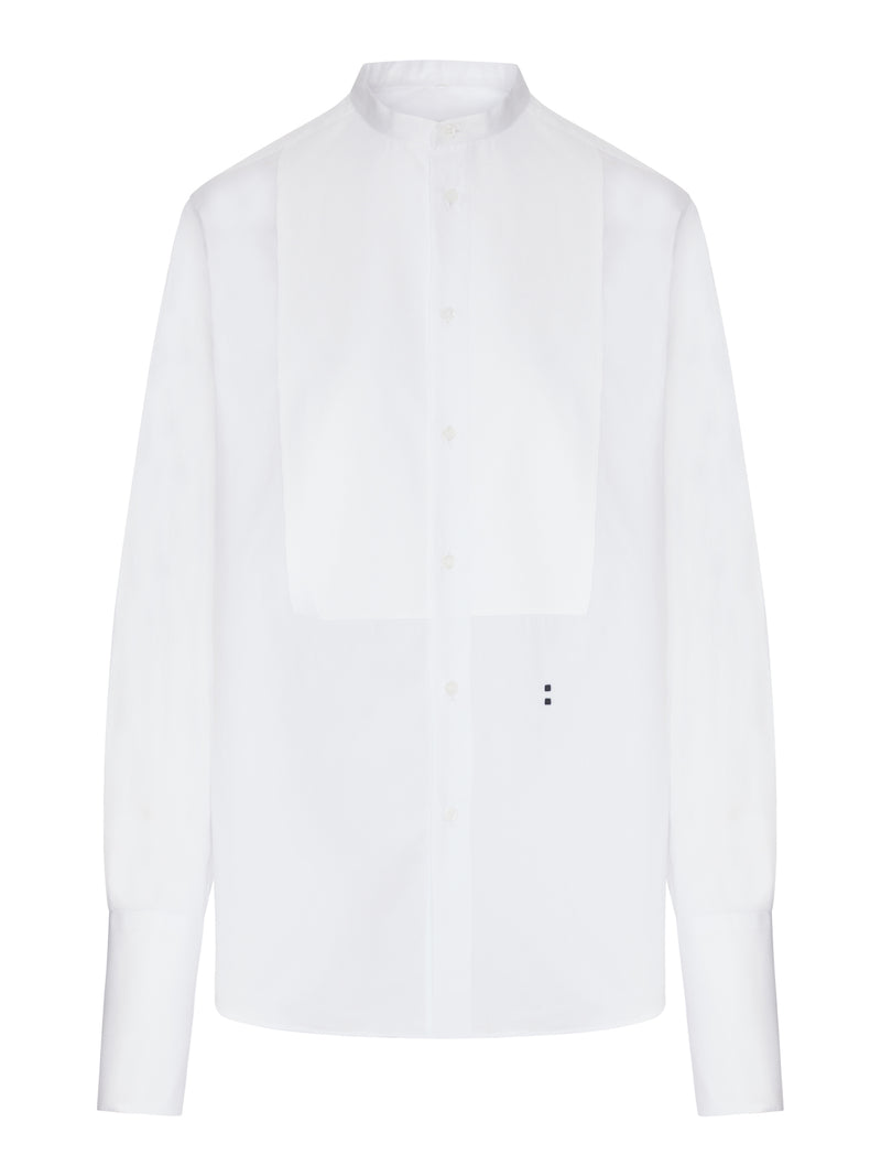 CAMICIA IN POPELINE BIANCO