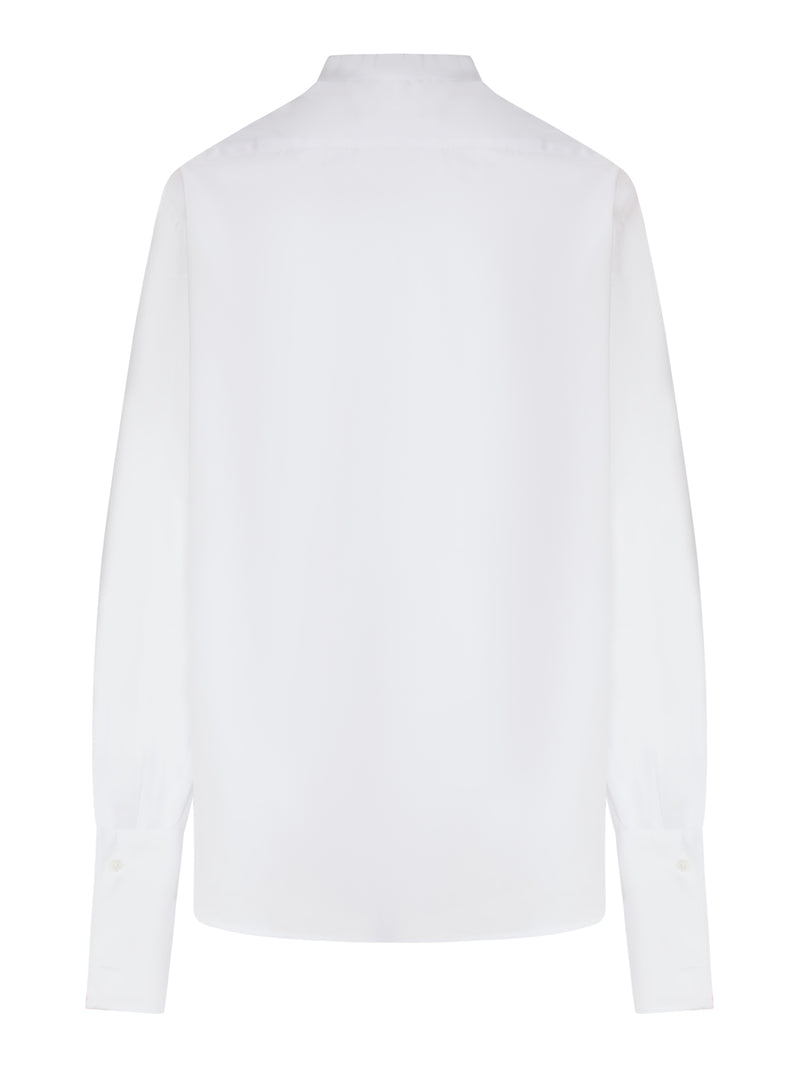 CAMICIA IN POPELINE BIANCO