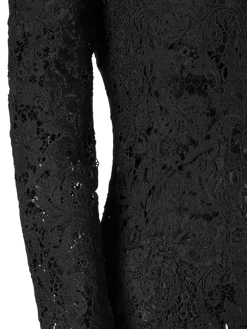 ABITO IN PIZZO MACRAMÈ NERO