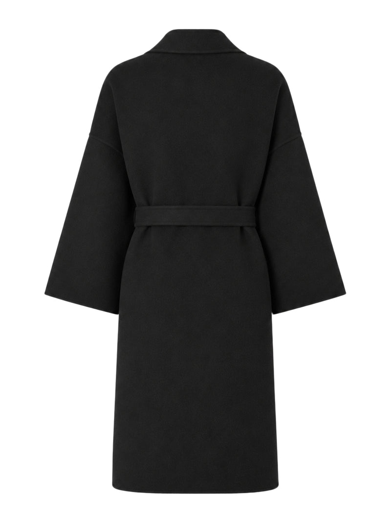 CAPPOTTO IN LANA FF CON CINTURA IN VITA
