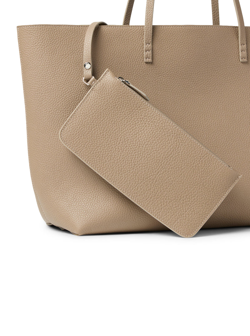 BORSA MEDIUM ROLL IN CUOIO ROMANO