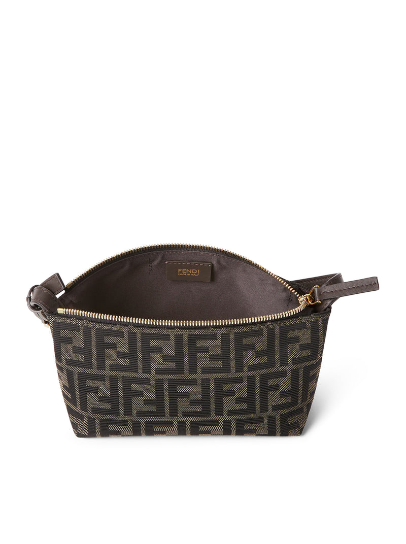 VANITY POUCH SMALL FF ZUCCA IN TESSUTO JACQUARD