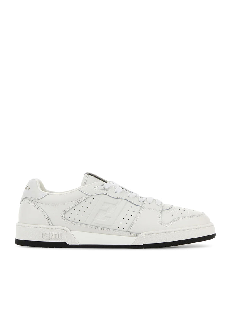 SNEAKERS MATCH IN PELLE BIANCA