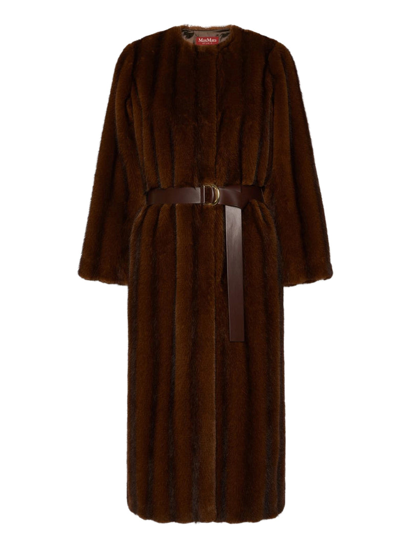 CAPPOTTO LUNGO DALLA TEXTURE SOFFICE