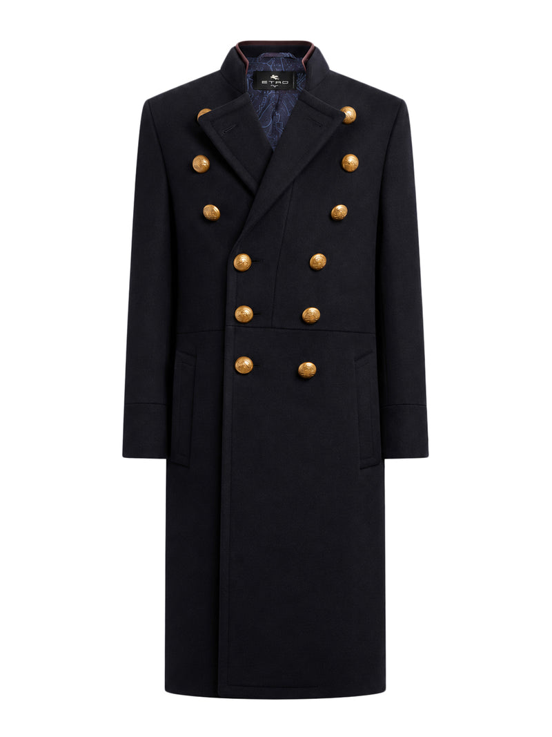 CAPPOTTO DOPPIOPETTO IN PANNO DI MISTO LANA