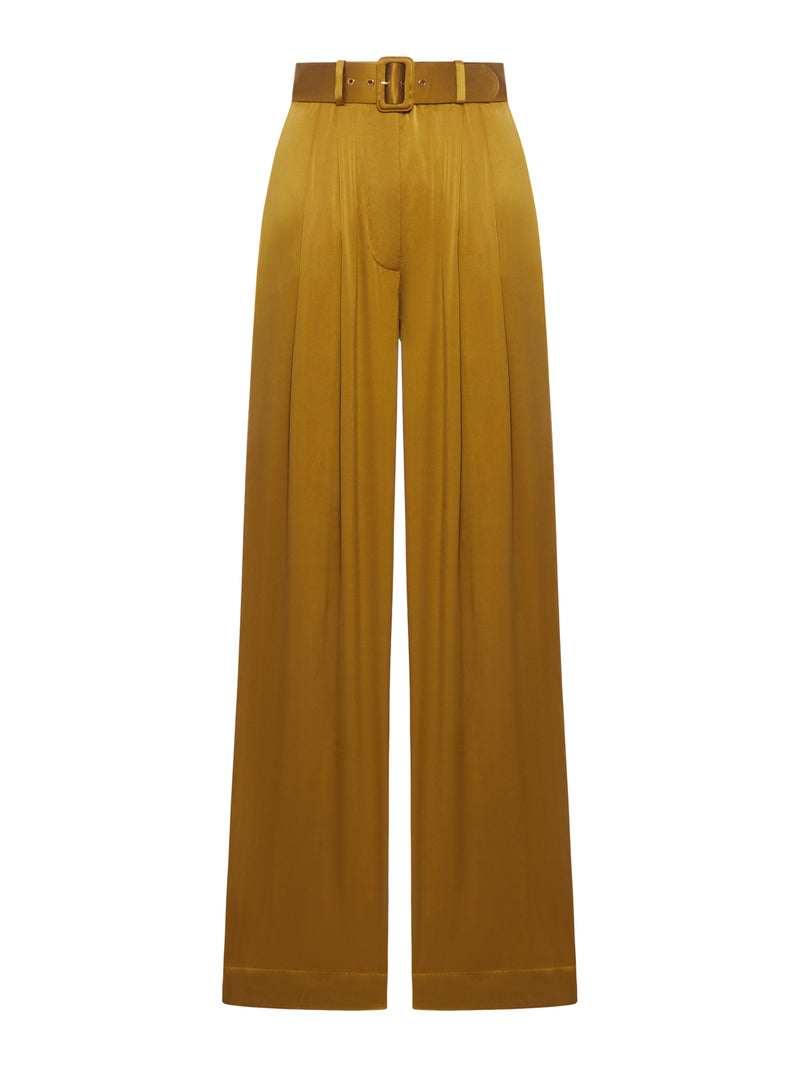PANTALONI IN SETA WIDE LEG