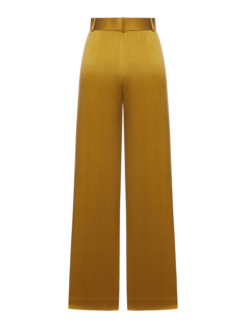 PANTALONI IN SETA WIDE LEG
