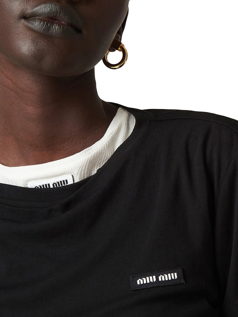 T-SHIRT IN JERSEY A COSTE