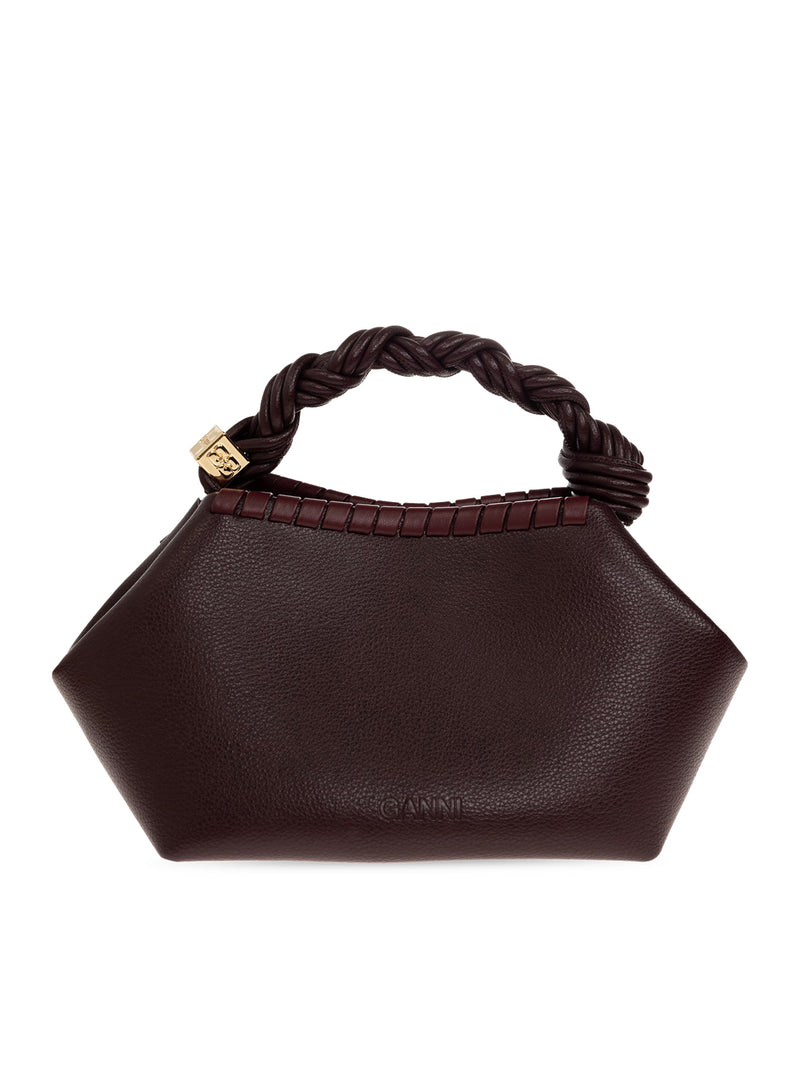 BORSA BOU PICCOLA TRESSÉ IN PELLE MARTELLATA