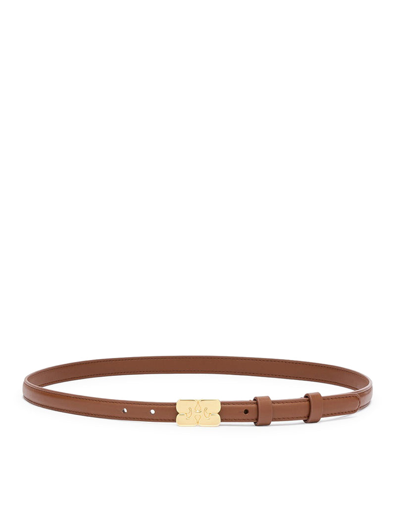 CINTURA SOTTILE KAT MARRONE