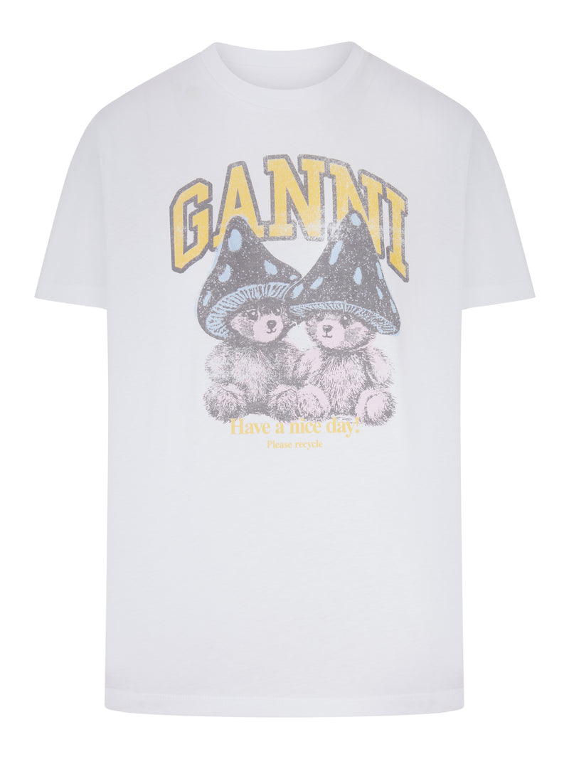 T-SHIRT CON STAMPA TEDDY MUSHROOMS