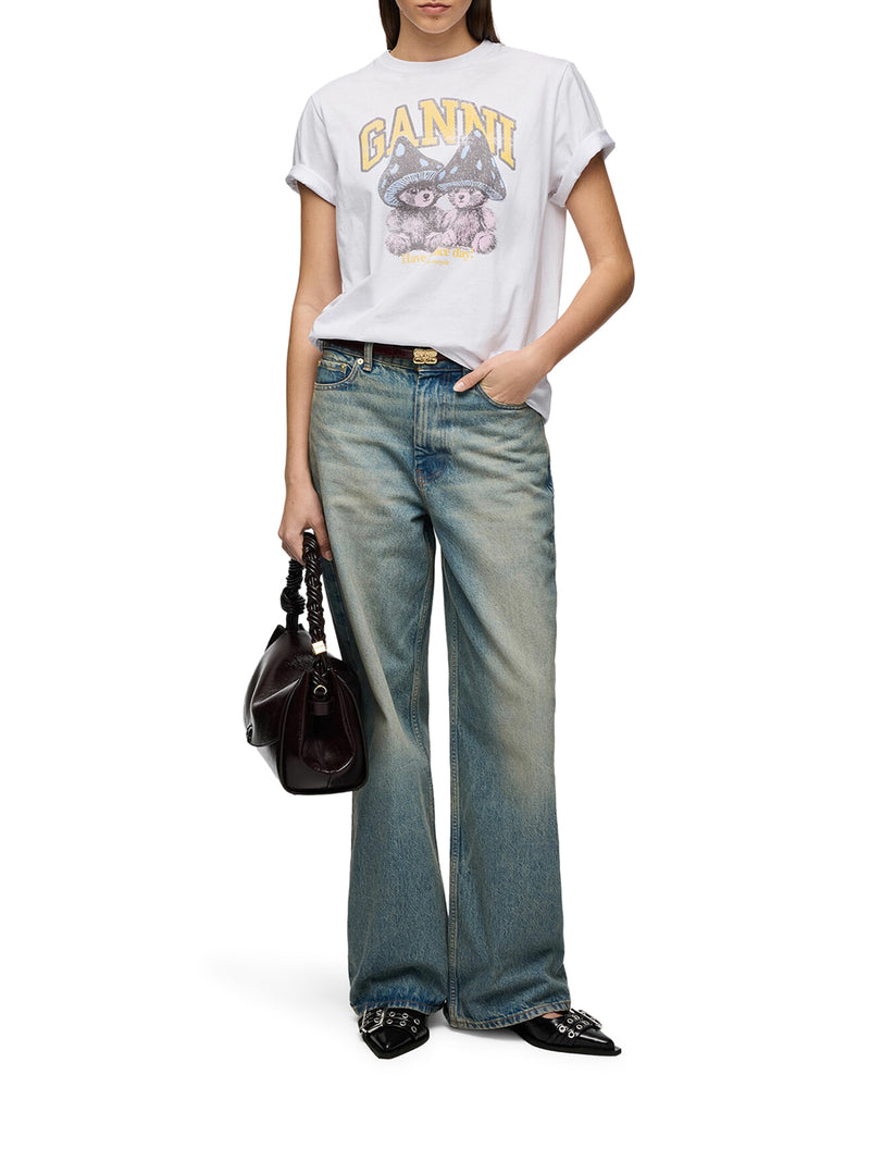 T-SHIRT CON STAMPA TEDDY MUSHROOMS