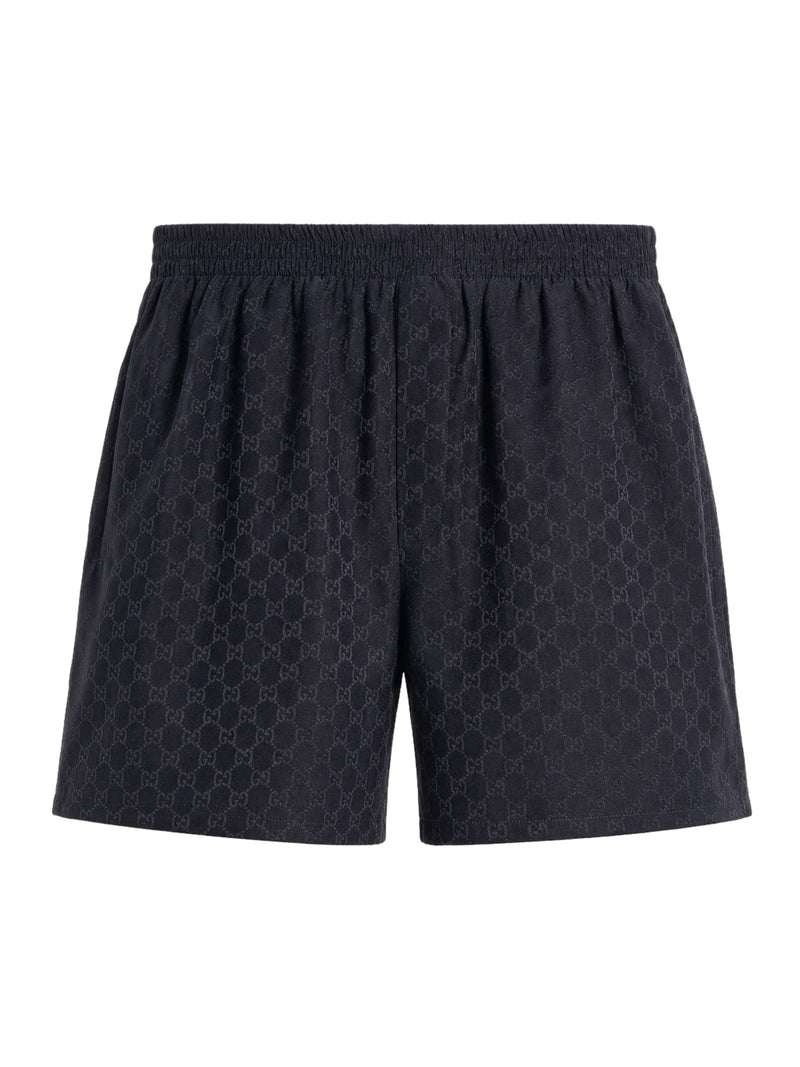 SHORTS IN SETA JACQUARD GG