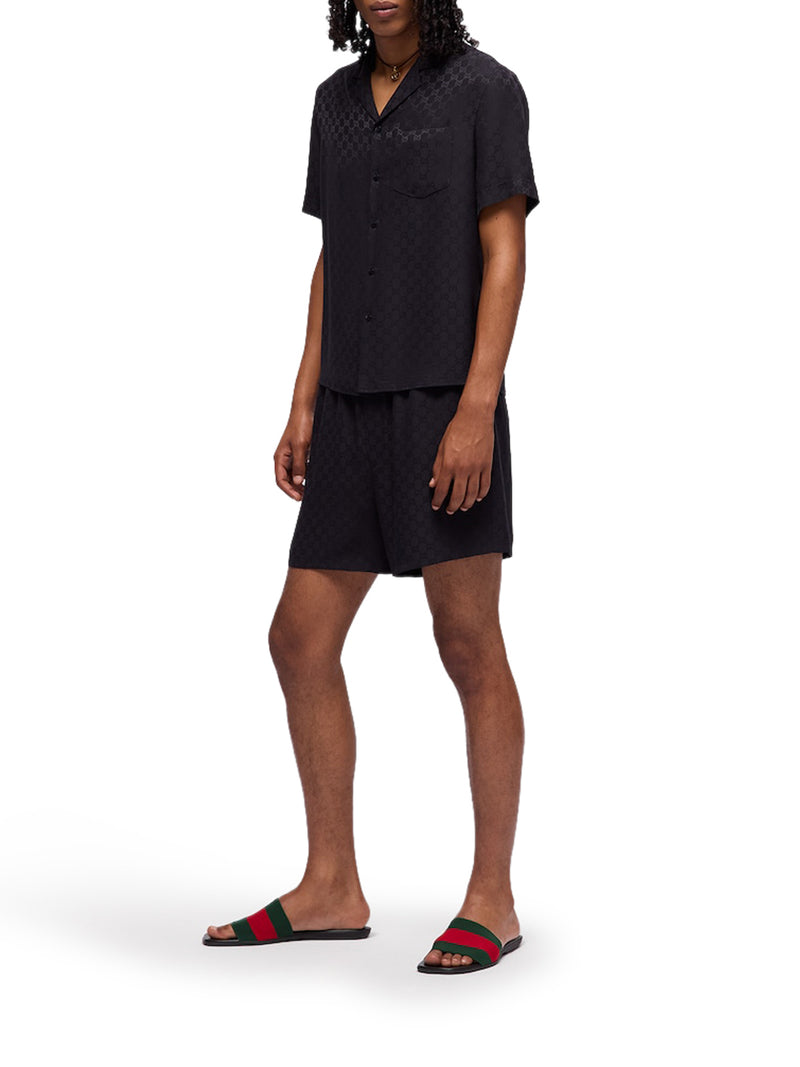 SHORTS IN SETA JACQUARD GG