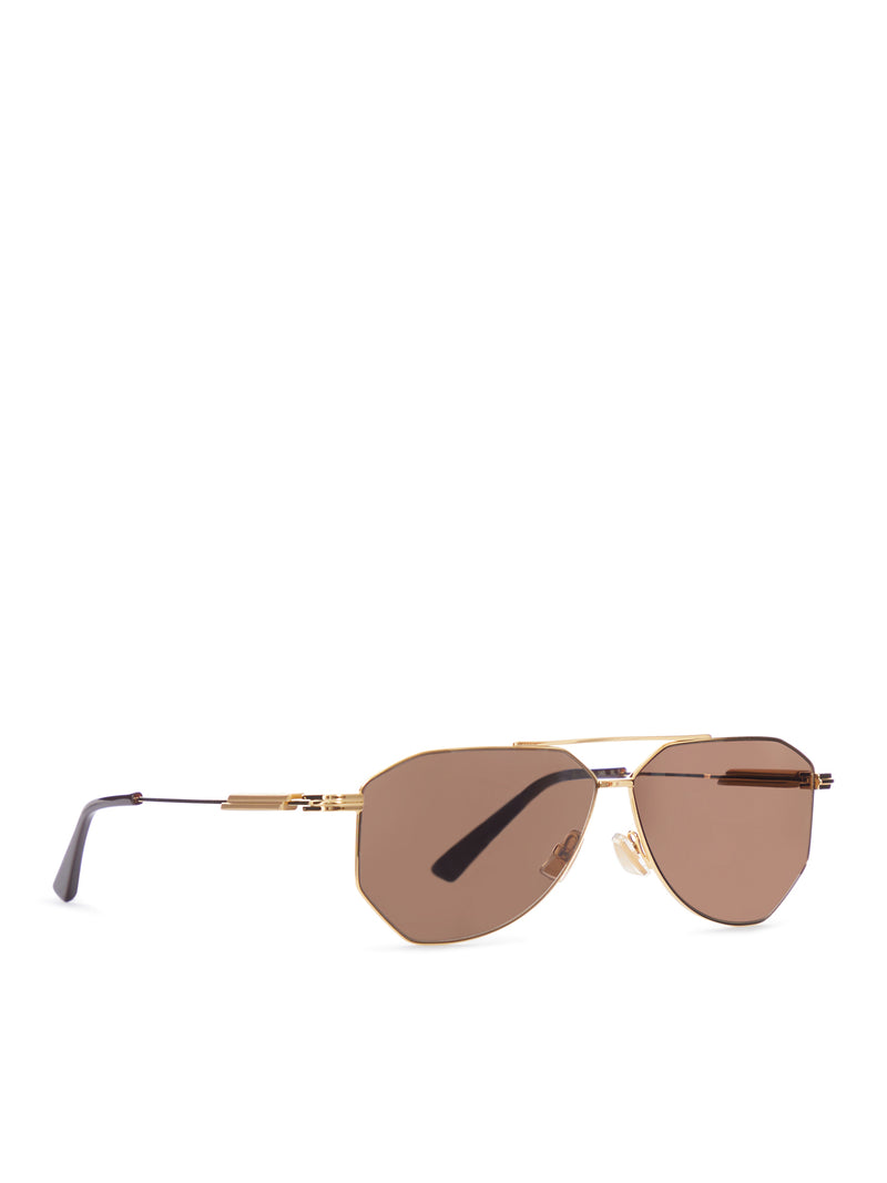 OCCHIALE DA SOLE AVIATOR IN METALLO