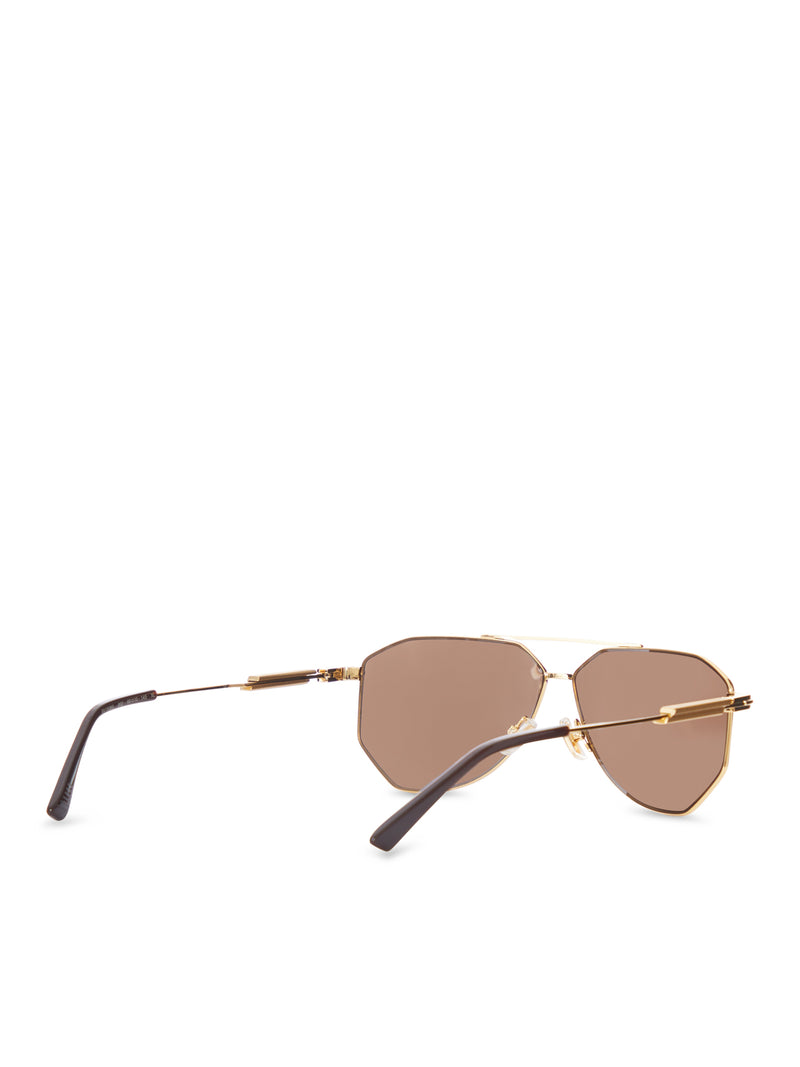 OCCHIALE DA SOLE AVIATOR IN METALLO