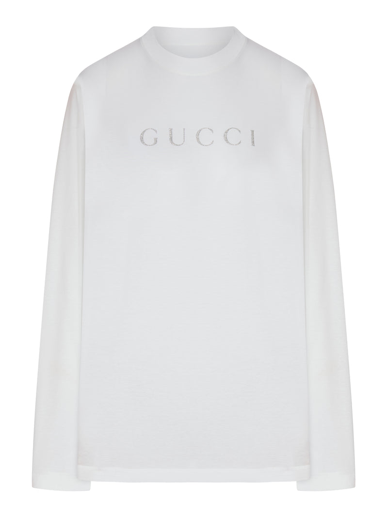 T-SHIRT IN JERSEY DI COTONE CON STAMPA
