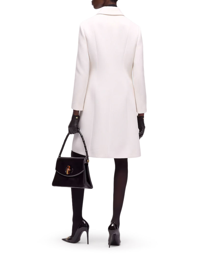 CAPPOTTO IN NATTÉ DI LANA CON BOTTONE DOUBLE G