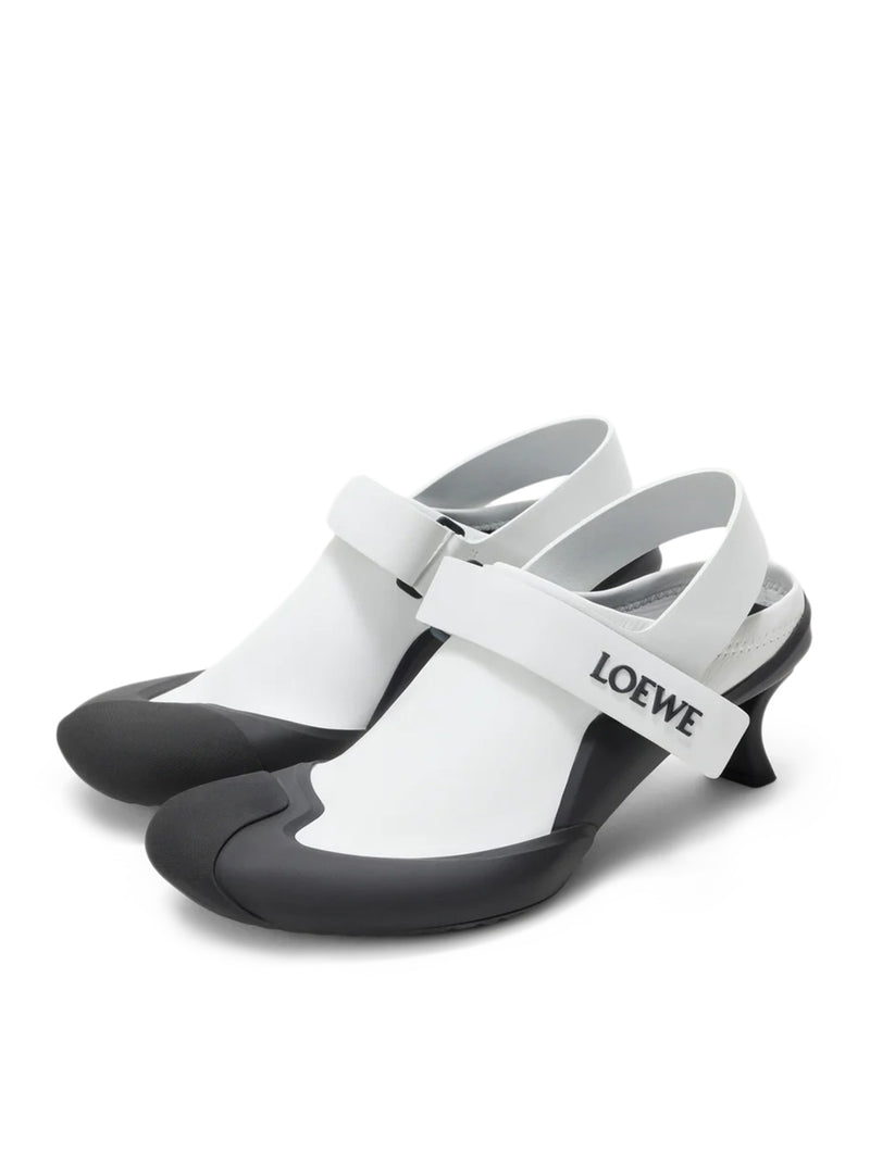SLINGBACK DIVE IN PELLE DI VITELLO STRETCH