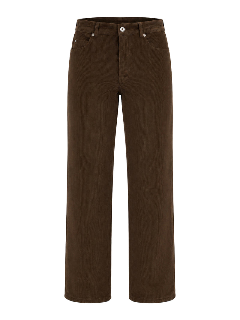PANTALONI IN VELLUTO A COSTE DI COTONE