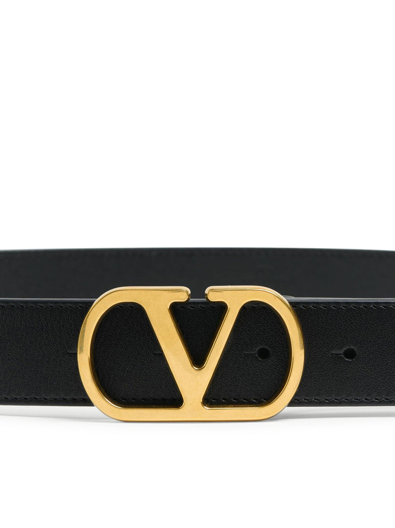 CINTURA VLOGO SIGNATURE IN VITELLO 30 MM