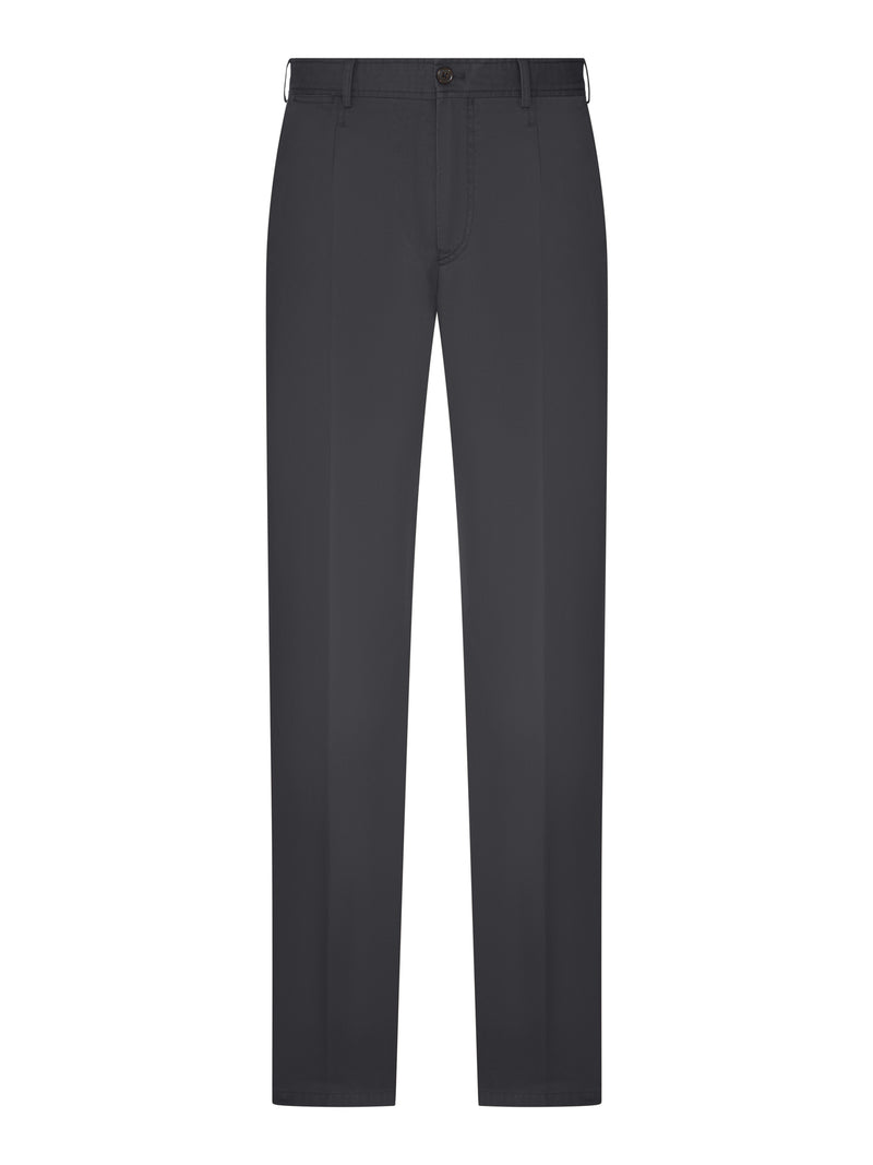 PANTALONI CHINO IN COTONE CON PIEGA STIRATA