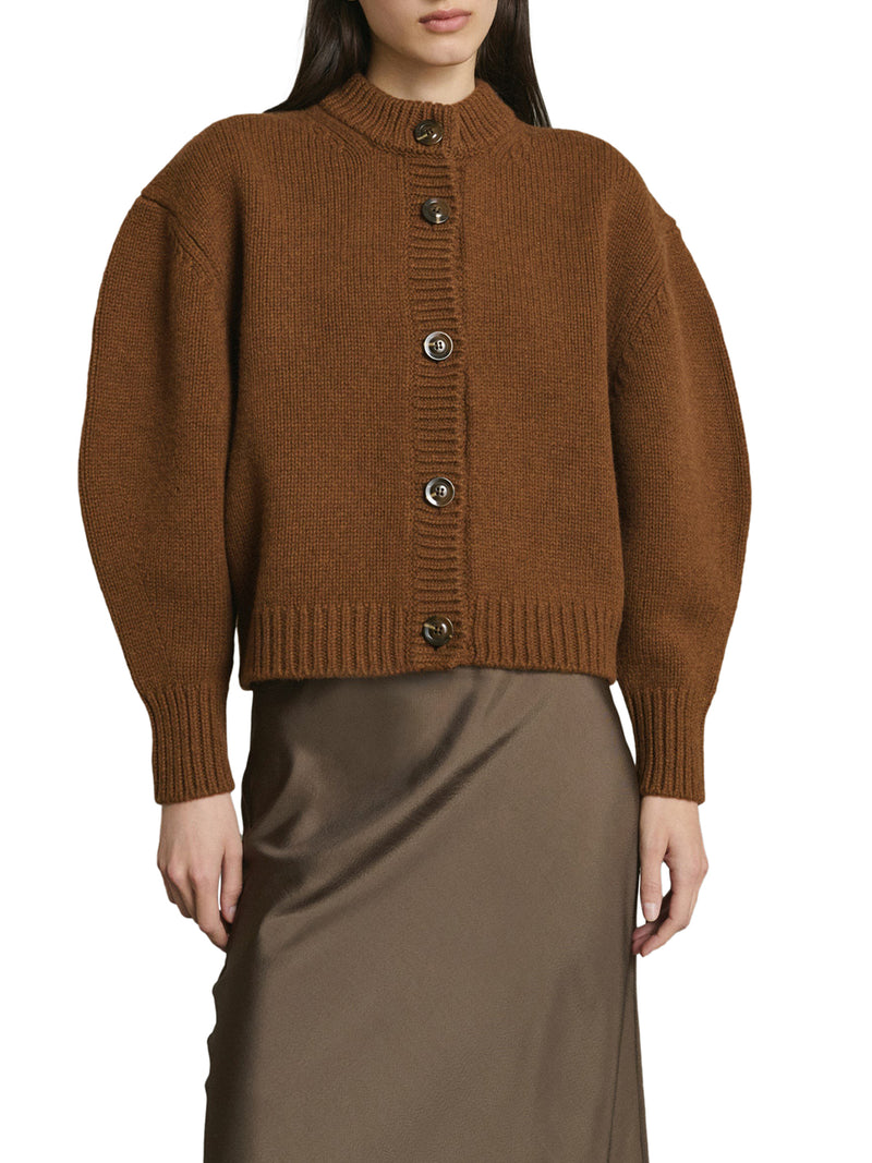 CARDIGAN LEONARD IN LANA COMPATTA