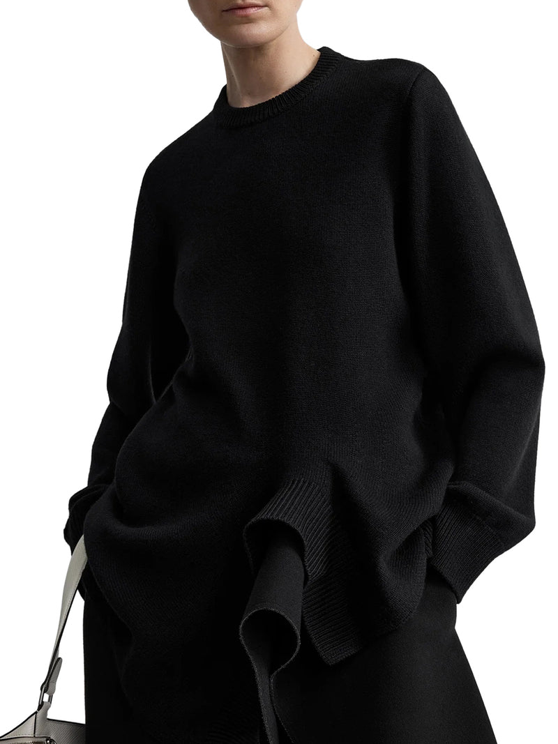 MAGLIONE IN CASHMERE ASIMMETRICO