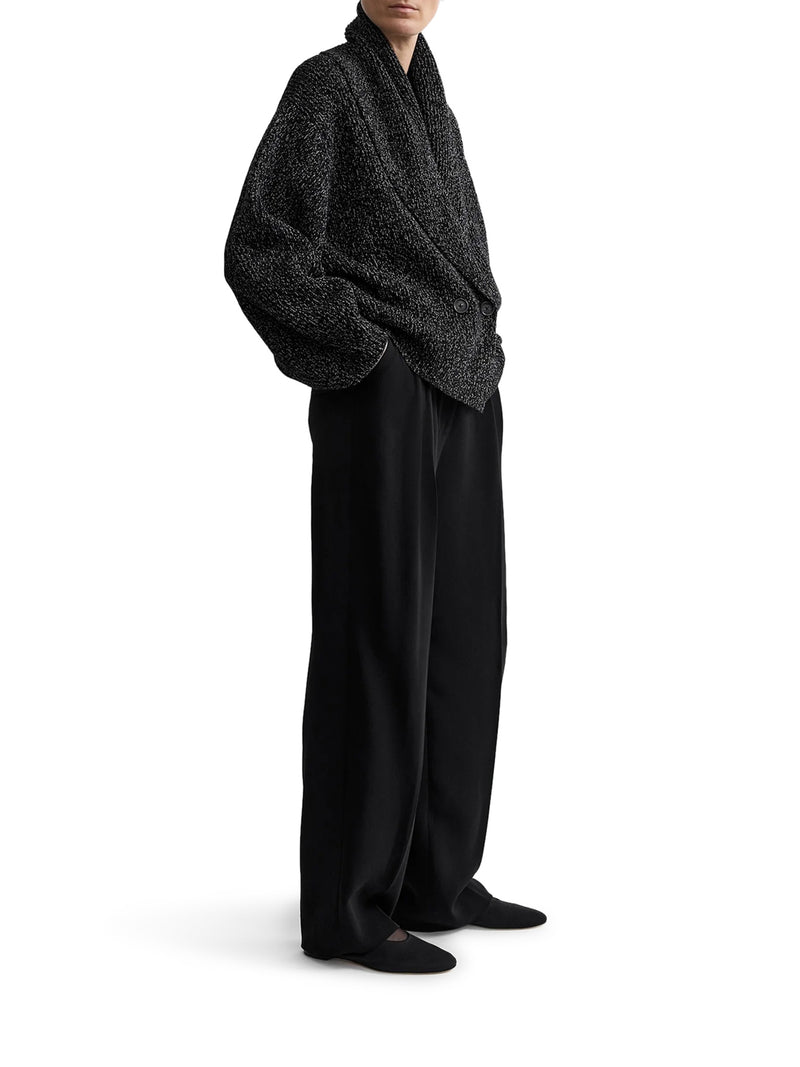 CARDIGAN OVERSIZE IN MAGLIA MÉLANGE