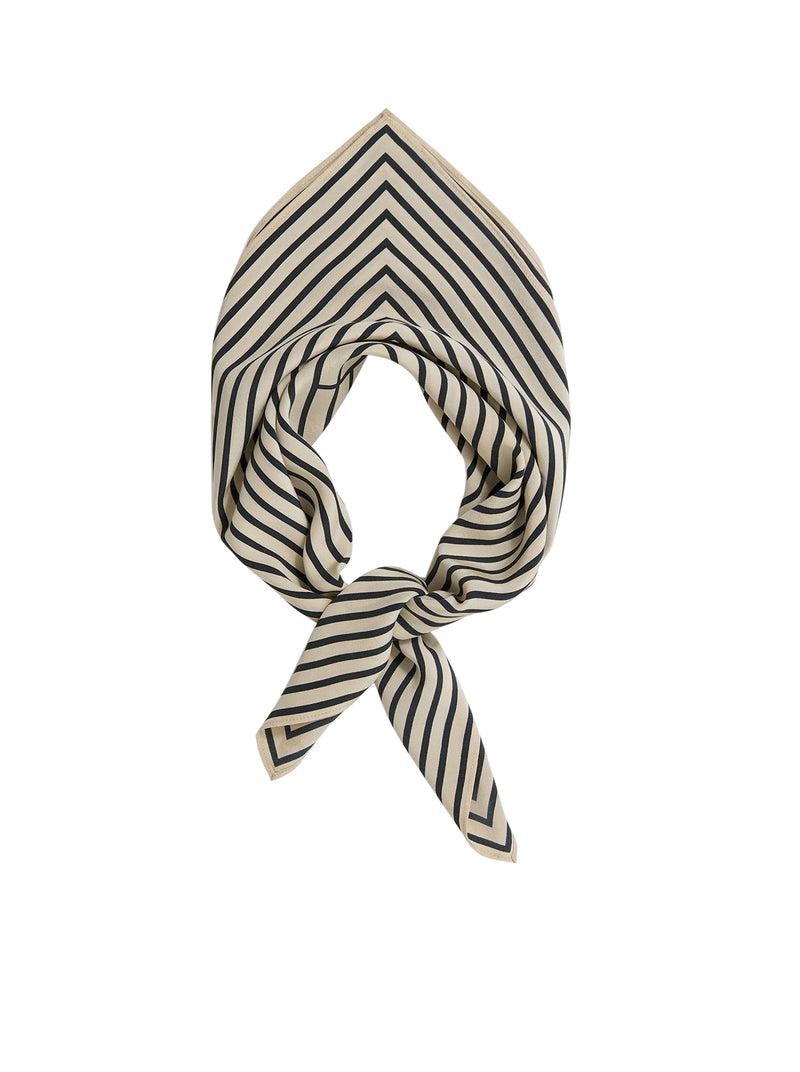 SCIARPA IN SETA CON MONOGRAMMA SIGNATURE