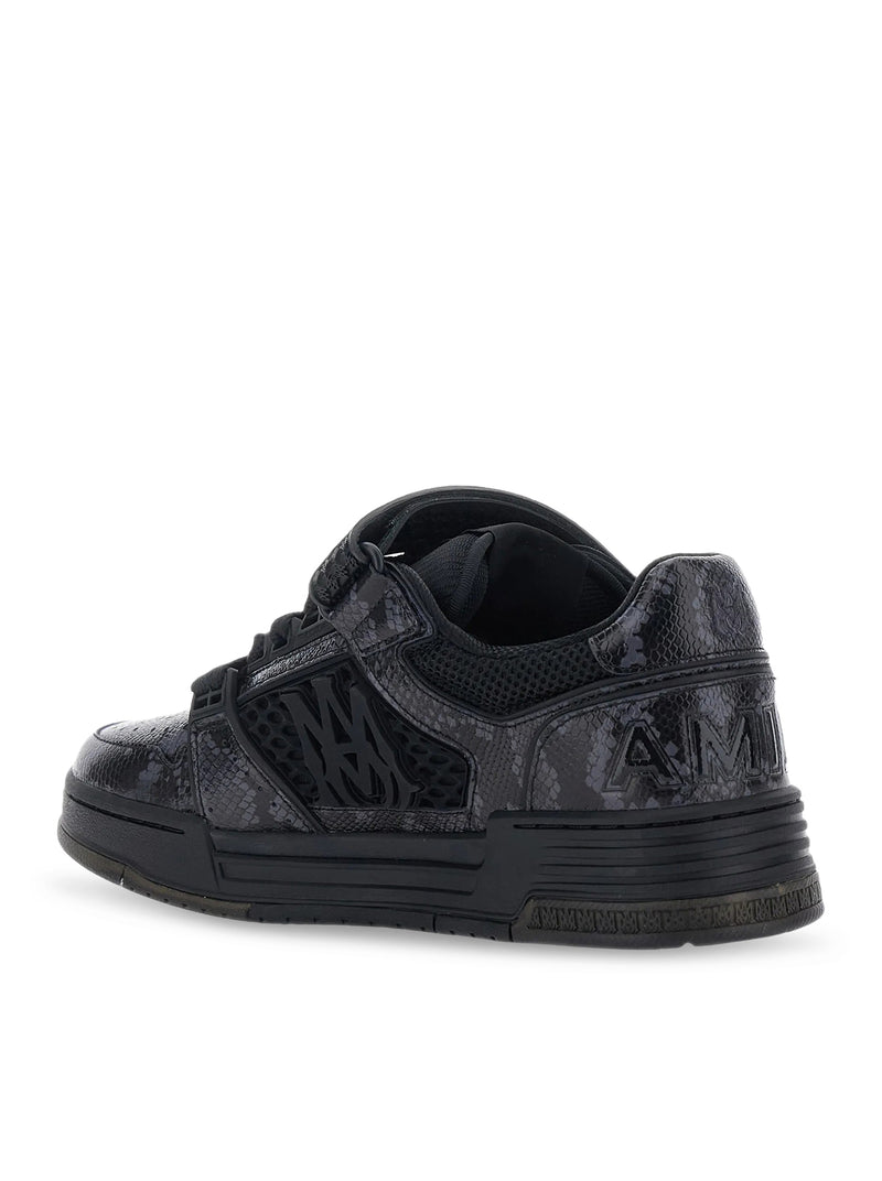 SNEAKER SKYLINE IN PELLE E MESH CON STAMPA PITONE