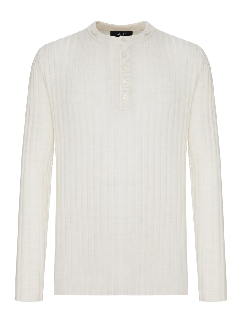 MAGLIA HENLEY A MANICHE LUNGHE IN MAGLIA A COSTE