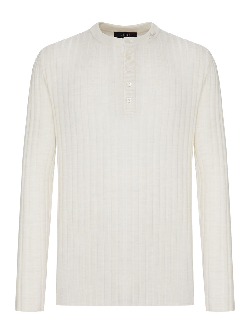 MAGLIA HENLEY A MANICHE LUNGHE IN MAGLIA A COSTE