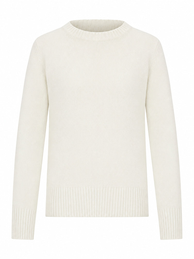 MAGLIONE GIROCOLLO IN MAGLIA LISCIA